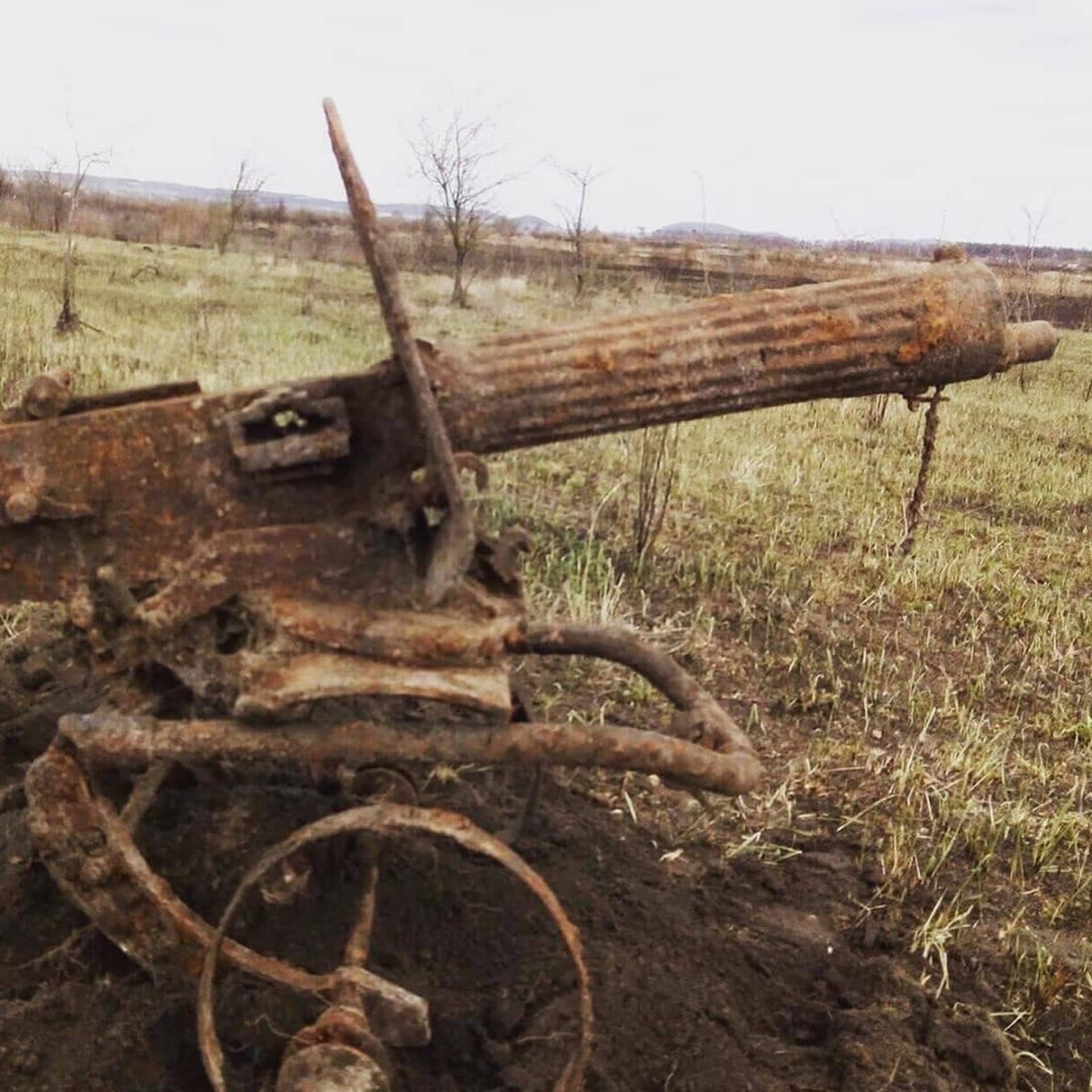 Находка пулемёт Максима.