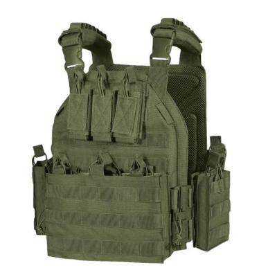 Тактический быстросъемный бронежилет (плитник) с подсумками Yakeda VT-6026-1 (без пластин) 