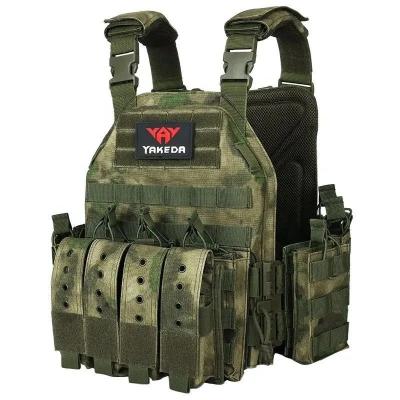 Тактический быстросъемный бронежилет (плитник) с подсумками Yakeda VT-6026-3 (без пластин)