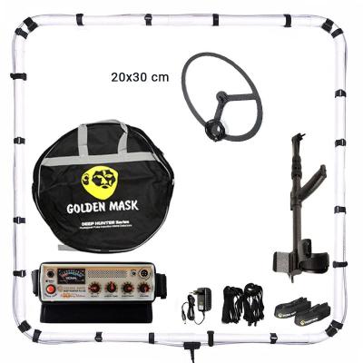 Глубинный металлоискатель Golden Mask Deep Hunter Pro AE рамка 125х125см, штанга телескопическая, катушка 20х30 см