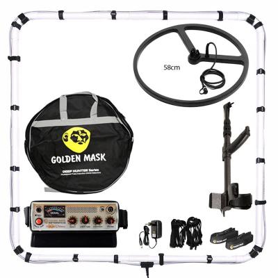 Глубинный металлоискатель Golden Mask Deep Hunter Pro AE рамка 125х125см, штанга телескопическая, катушка 58 см