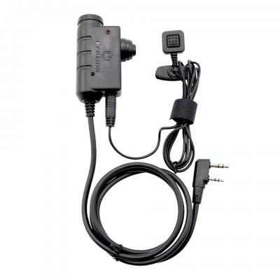  Тангента Earmor M52 с доп. кнопкой на палец для рации Kenwood / Baofeng
