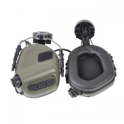 Стрелковые тактические наушники Earmor M31H Mod 3 с креплением для шлема FAST